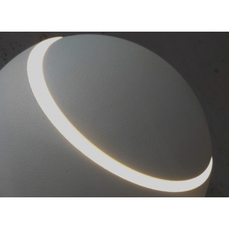 Настенный светодиодный светильник с регулировкой направления света Donolux Solar DL18428/11WW-White, IP54, LED 4W 3000K 360lm, белый - миниатюра 3