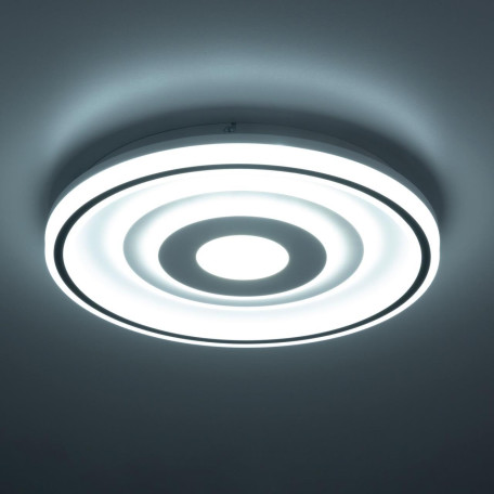 Потолочная светодиодная люстра с пультом ДУ Citilux Квест CL739190E, LED 80W 3000-5500K + RGB 7200lm - миниатюра 5