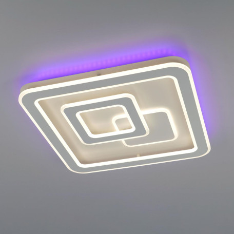 Потолочная светодиодная люстра с пультом ДУ Citilux Квест CL739B150E, LED 130W 3000-5500K + RGB 10500lm - миниатюра 7