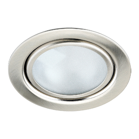 Светильник Novotech Spot Flat 369120, 1xG4x20W, никель, металл, стекло - фото 1