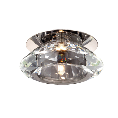 Встраиваемый светильник Novotech Crystal 369374, 1xG4x20W, металл, хрусталь - миниатюра 1