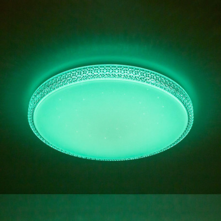 Потолочный светодиодный светильник с пультом ДУ Citilux Альпина Смарт CL718A100G, LED 115W 3000-5500K + RGB 10300lm - миниатюра 11