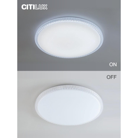 Потолочный светодиодный светильник с пультом ДУ Citilux Альпина Смарт CL718A100G, LED 115W 3000-5500K + RGB 10300lm - миниатюра 35