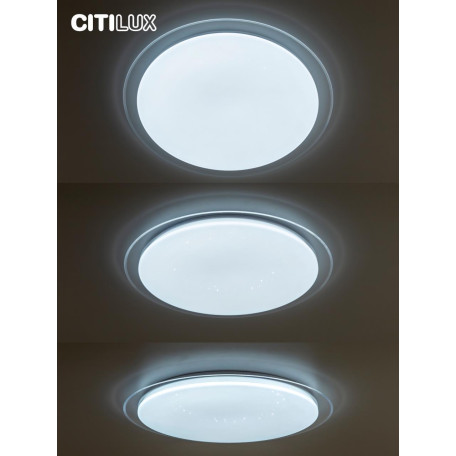 Потолочный светодиодный светильник с пультом ДУ Citilux Спутник CL734900G, LED 90W 3000-5500K + RGB 7700lm - миниатюра 7