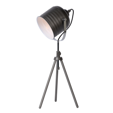 Настольная лампа Lucide Studio 71535/01/15, 1xE14x40W, серый, металл - миниатюра 1