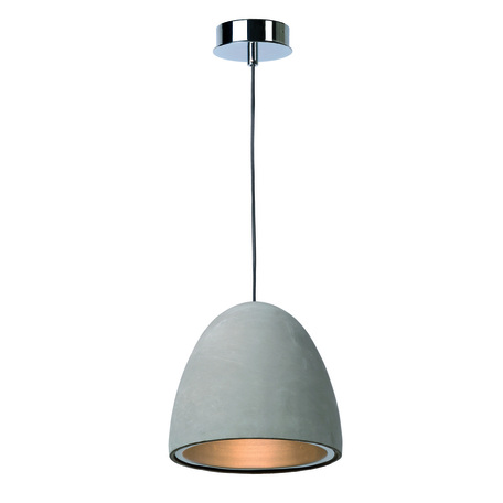 Подвесной светильник Lucide Solo 71437/28/41, 1, хром, серый, металл, бетон - миниатюра 1