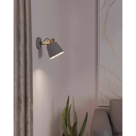Настенно-потолочный светильник с регулировкой направления света Eglo Twicken 43835, 1xE27x28W - миниатюра 4