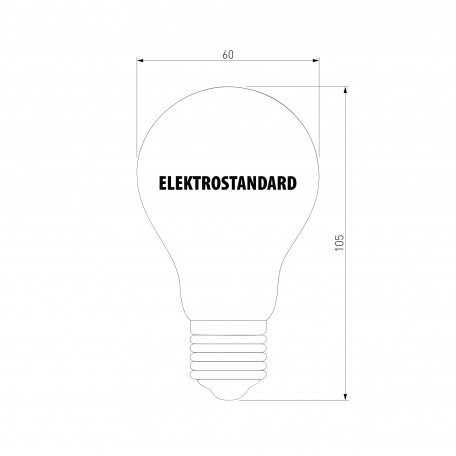 Схема с размерами Elektrostandard a048278