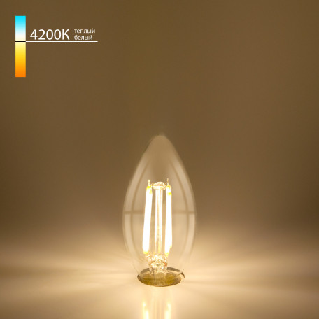 Светодиодная лампа Elektrostandard свеча F BLE1412 a049116 E14 7W, 4200K (холодный) CRI>80 - миниатюра 1