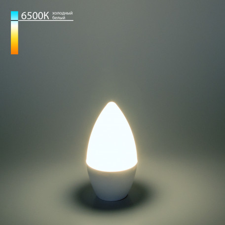 Светодиодная лампа Elektrostandard свеча BLE1423 a049162 E14 6W, 6500K (холодный) CRI>80 - миниатюра 1