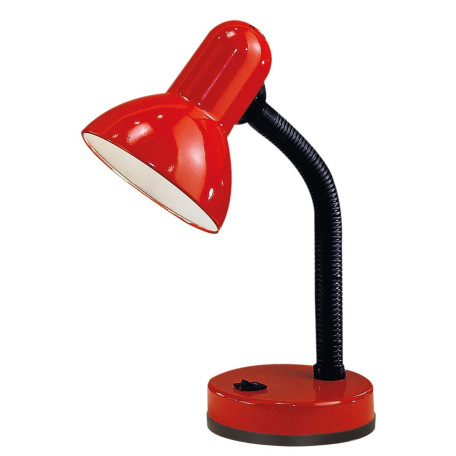 Настольная лампа Eglo Basic 9230, 1xE27x40W, красный, металл