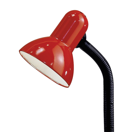 Настольная лампа Eglo Basic 9230, 1xE27x40W, красный, металл - миниатюра 3