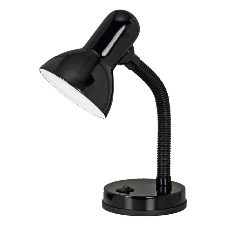 Настольная лампа Eglo Basic 9228, 1xE27x40W, черный, металл - миниатюра 1