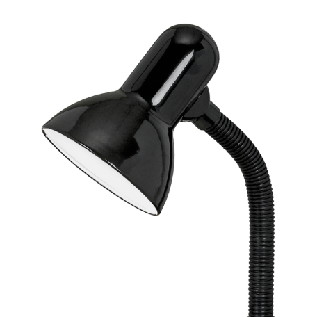 Настольная лампа Eglo Basic 9228, 1xE27x40W, черный, металл - миниатюра 2