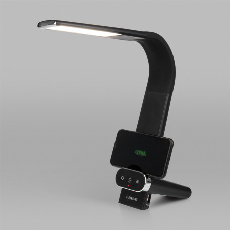 Настольная светодиодная лампа Eurosvet Upgrade 80427/1 черный (a053232), LED 8W 560lm CRI>80 - миниатюра 1