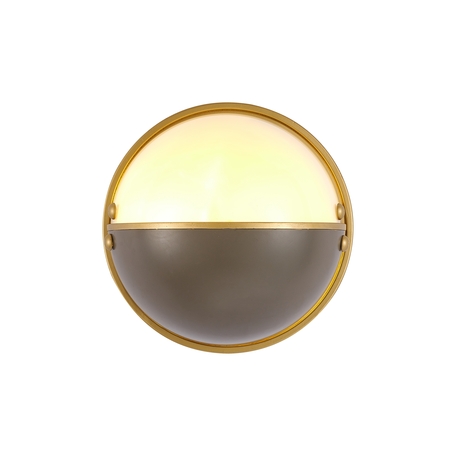 Настенный светильник Favourite Radius 2935-1W, 1xG9x3W, золотой, черный с белым, черный с золотым