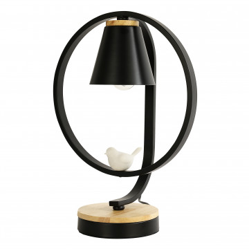Настольная лампа Favourite F-Promo Uccello 2938-1T, 1xE27x40W, черный - миниатюра 2