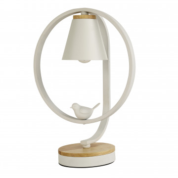 Настольная лампа Favourite F-Promo Uccello 2939-1T, 1xE27x40W, белый - миниатюра 2