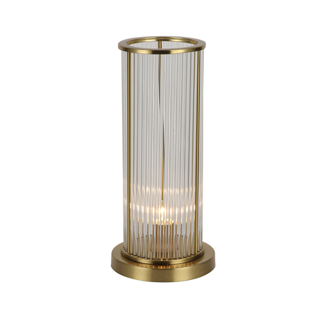 Настольная лампа Favourite Wonderland 2907-1T, 1xE27x60W, бронзовый, прозрачный с бронзовым, бронзовый с прозрачным