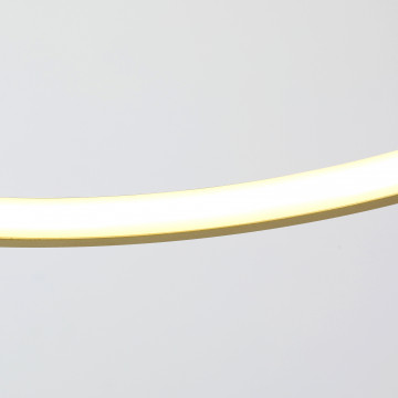 Подвесная светодиодная люстра Favourite Giro 2937-4P, LED 22W 4000K 990lm, золотой с белым, золотой - миниатюра 4
