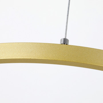 Подвесная светодиодная люстра Favourite Giro 2937-4P, LED 22W 4000K 990lm, золотой с белым, золотой - миниатюра 5