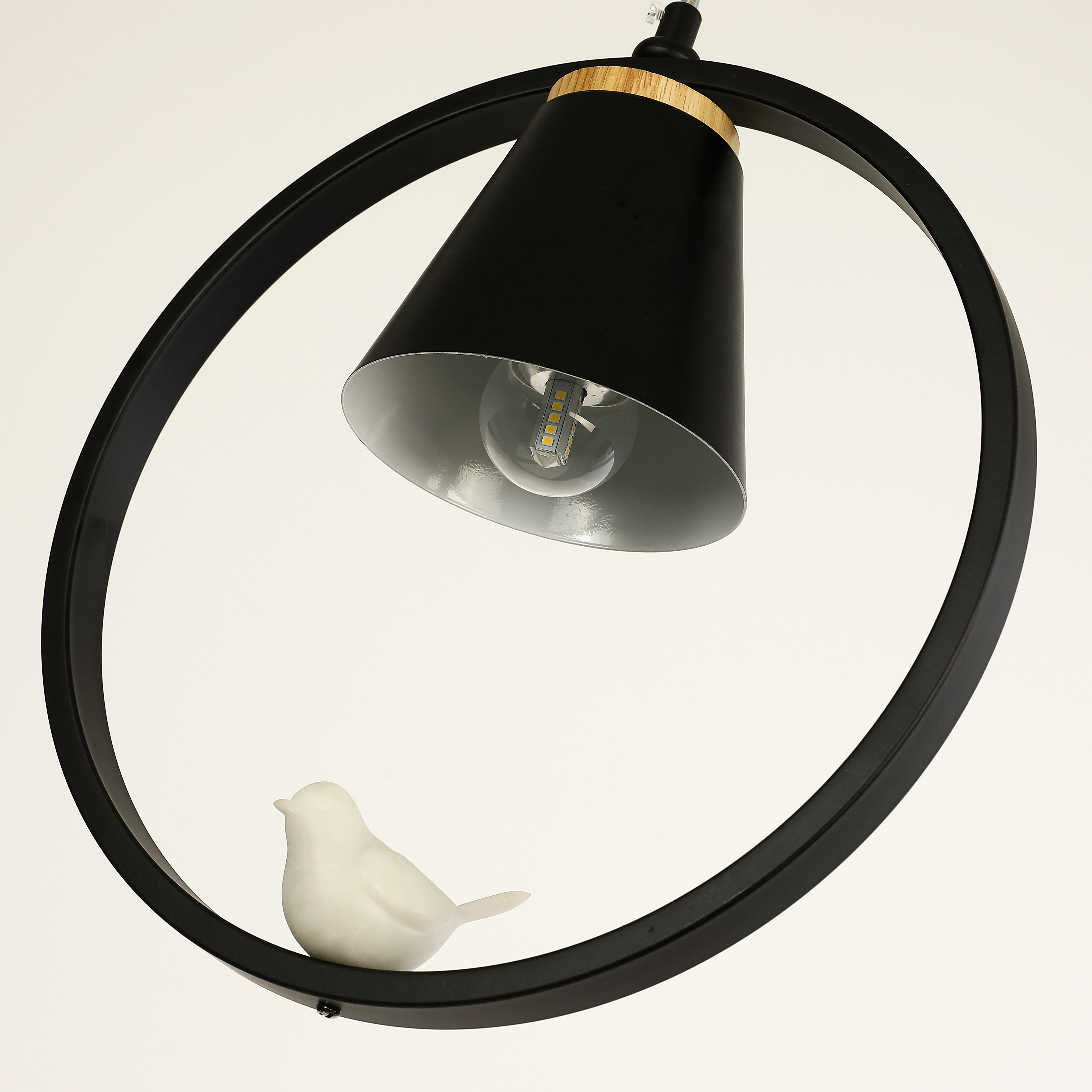 Подвесной светильник Favourite F-Promo Uccello 2938-1P, 1xE27x40W, черный - фото 5