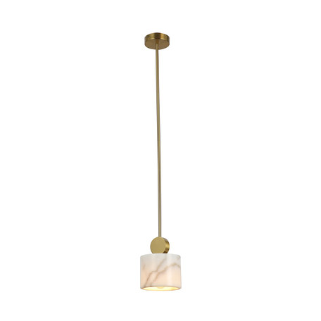 Подвесной светильник Favourite Opalus 2910-1P, 1xE27x60W, бронзовый, белый - миниатюра 1