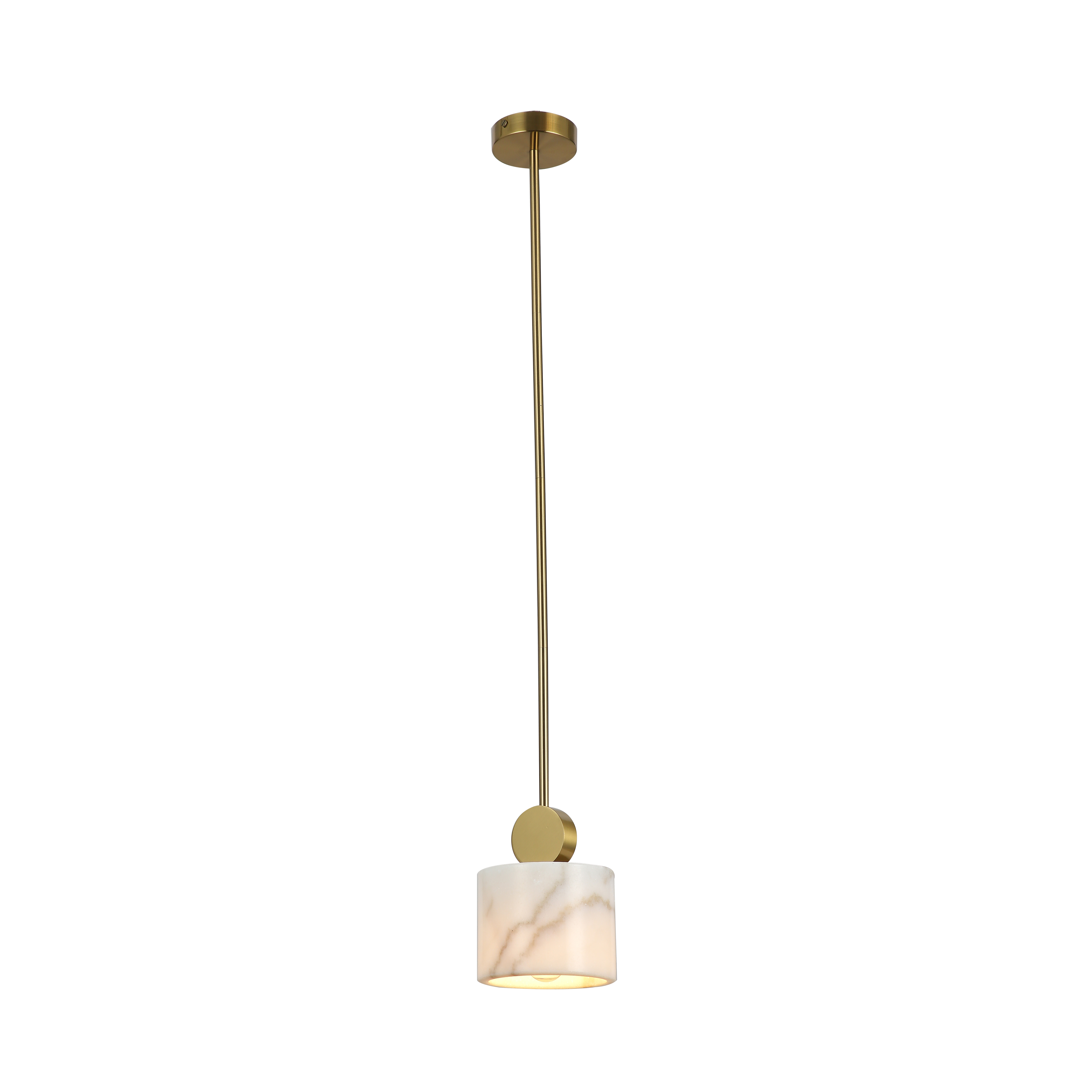 Подвесной светильник Favourite Opalus 2910-1P, 1xE27x60W, бронзовый, белый - фото 1
