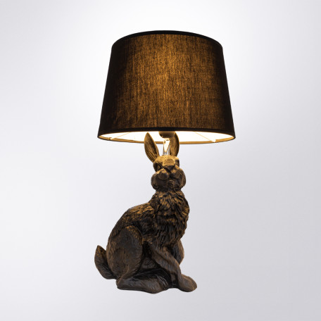 Настольная лампа Arte Lamp Izar A4015LT-1BK, 1xE27x40W - миниатюра 2