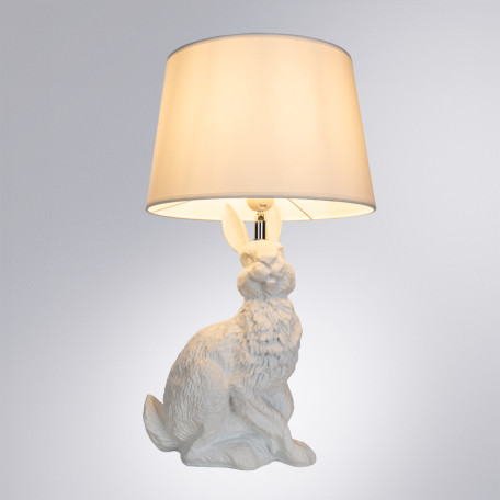 Настольная лампа Arte Lamp Izar A4015LT-1WH, 1xE27x40W - миниатюра 2
