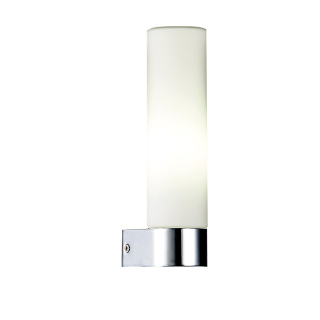 Настенный светильник ST Luce Tocia SL1301.101.01, IP44, 1xE14x40W, хром, белый, металл, стекло