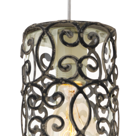 Подвесной светильник Eglo Trend & Vintage Ethno Elegance Cardigan 49201, 1xE27x60W - миниатюра 3