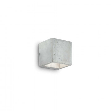 Настенный светильник Ideal Lux KOOL AP1 141268, 1xG9x15W, серый, металл, бетон - миниатюра 1
