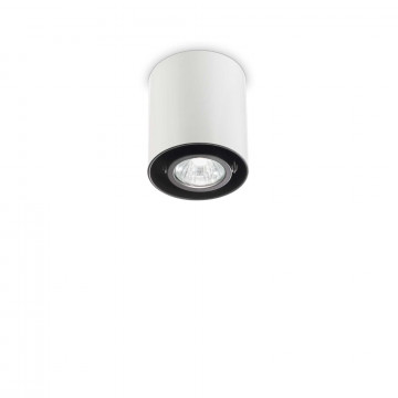 Потолочный светильник Ideal Lux MOOD PL1 D09 ROUND BIANCO 140841, 1xGU10x28W - миниатюра 1