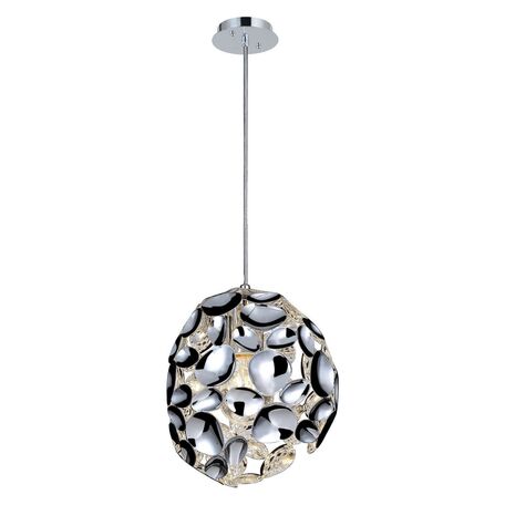 Подвесной светильник Favourite Gittus 2012-1P, 1xE27x60W, хромированный, металл - миниатюра 1