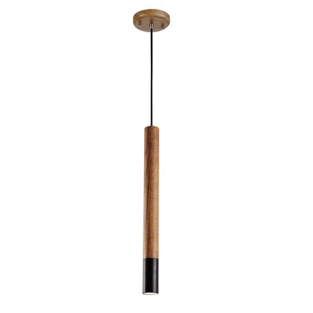 Подвесной светильник Favourite Pendenti 2015-1P, 1xG9x5W, коричневый, металл, дерево