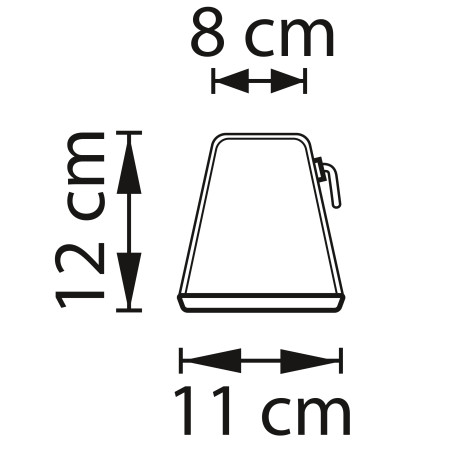 Схема с размерами Lightstar 745950