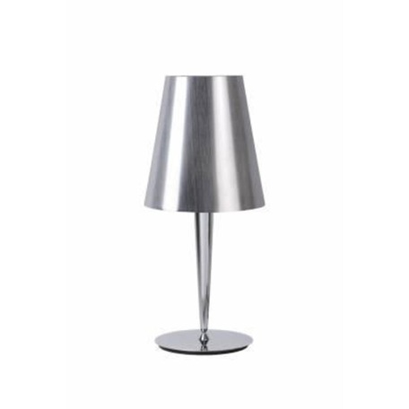 Настольная лампа Lucide Lima 39501/71/11, 1xE14x11W, хром, серебро, металл, стекло - миниатюра 1