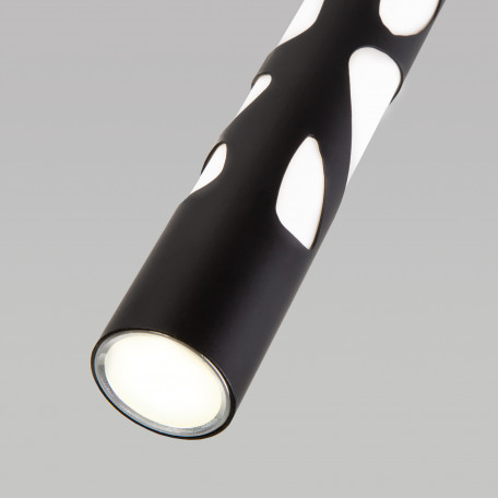 Подвесной светодиодный светильник Eurosvet DLR037 12W 4200K черный матовый (a055599), LED 12W 4200K 560lm CRI>80 - миниатюра 4