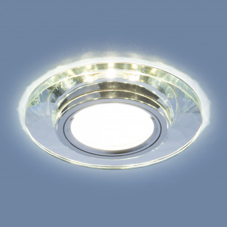 Встраиваемый светильник Elektrostandard Mirror 2228 MR16 a044295, 1xG5.3x35W + LED 3W в зависимости от используемых лампочекlm CRIв зависимости от используемых лампочек - миниатюра 2