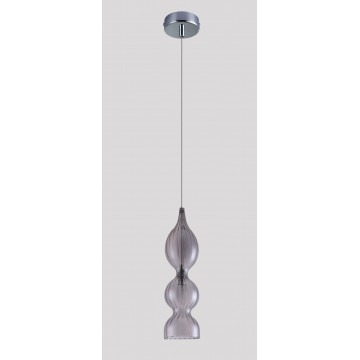 Подвесной светильник Crystal Lux IRIS SP1 B SMOKE 2074/201, 1xE14x60W - миниатюра 1