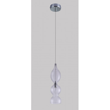 Подвесной светильник Crystal Lux IRIS SP1 B TRANSPARENT 2075/201, 1xE14x60W - миниатюра 1