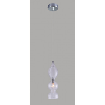 Подвесной светильник Crystal Lux IRIS SP1 B TRANSPARENT 2075/201, 1xE14x60W - миниатюра 2