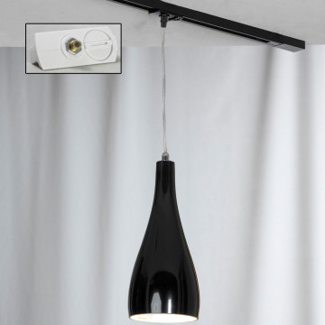 Светильник для трековой системы Lussole Rimini LSF-1196-01-TAW, IP21, 1xE27x60W - миниатюра 1