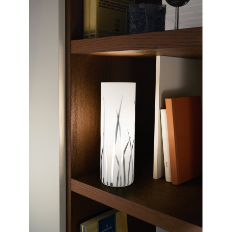 Настольная лампа Eglo Rivato 92743, 1xE27x60W, хром, стекло - миниатюра 2