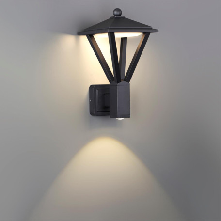 Настенный светодиодный светильник Odeon Light Bearitz 6655/15WL, IP54, LED 15W 3000K 600lm - миниатюра 3
