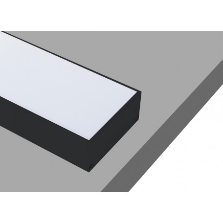 Профиль для светодиодной ленты без рассеивателя Donolux DL18513Black