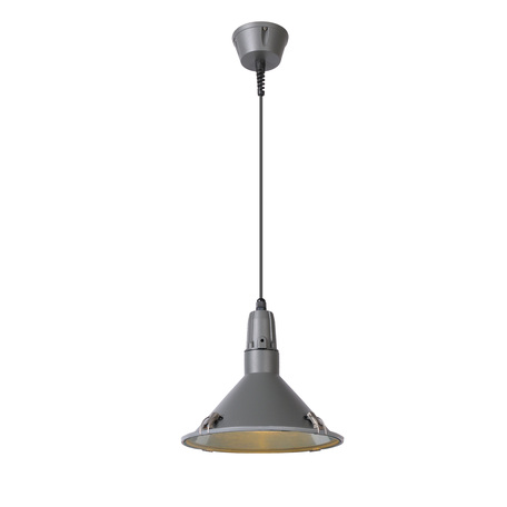 Подвесной светильник Lucide Tonga 79459/25/36, IP44, 1xE27x24W, серый, металл, стекло - миниатюра 1