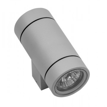 Настенный светильник Lightstar Paro 351609, IP65, 2xGU10x50W, серый, металл