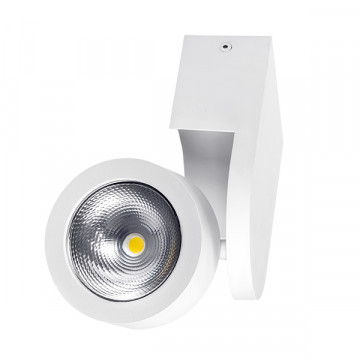 Потолочный светодиодный светильник с регулировкой направления света Lightstar Snodo 055164, LED 10W 4000K 980lm, белый, металл